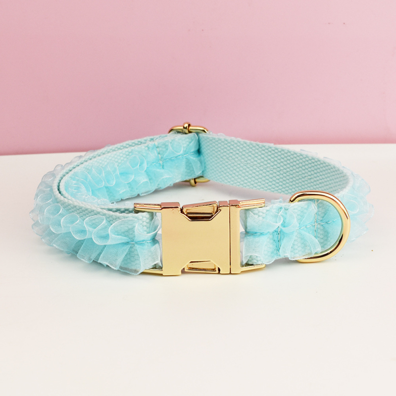 Csipkesorozatú kutyanyakörv, kisállat-kellékek, kutyanyakörv, kisállat-nyakörv, határokon átnyúló, új, egyrészes, cseppszállítással