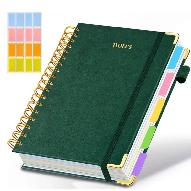 Ameerika nädalaplaani A5 spiraalmärkmik, horisontaalne märkmik, ajakava märkmik, inglise päevik, õpilase märkmik, hulgimüük