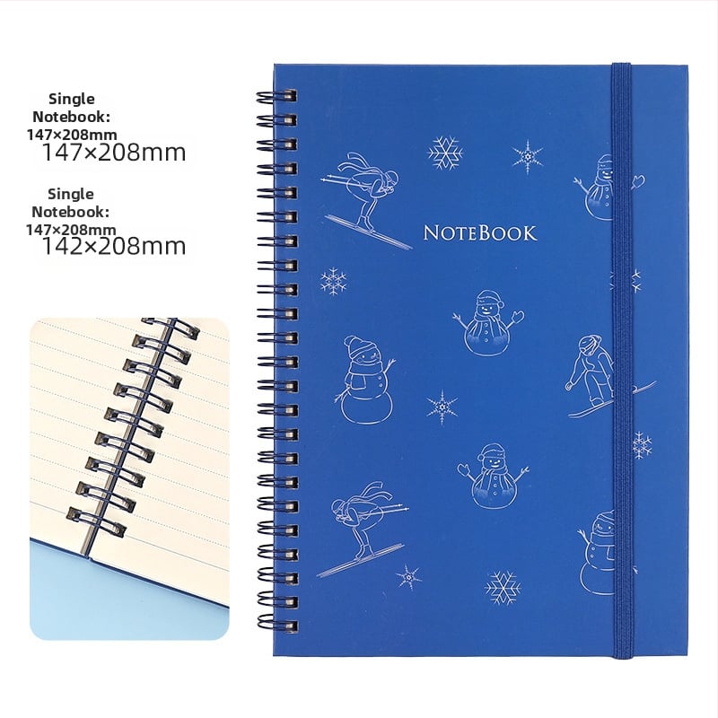 Ameerika nädalaplaani A5 spiraalmärkmik, horisontaalne märkmik, ajakava märkmik, inglise päevik, õpilase märkmik, hulgimüük