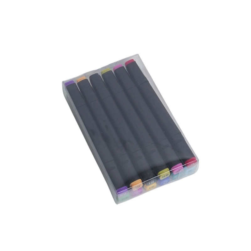 Didelės talpos dvigalvis aliejinis greitai džiūstantis žymeklis, tinkantis studentams, vaikams, dailės tapybai, specialus dažymo rašiklis