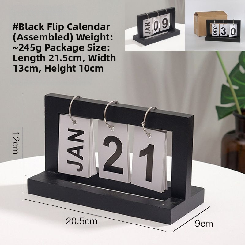 Uus loominguline lauakalender, tipptasemel loenduriga püsiv kalender, puidust lauakaunistus, kalendrikaunistus