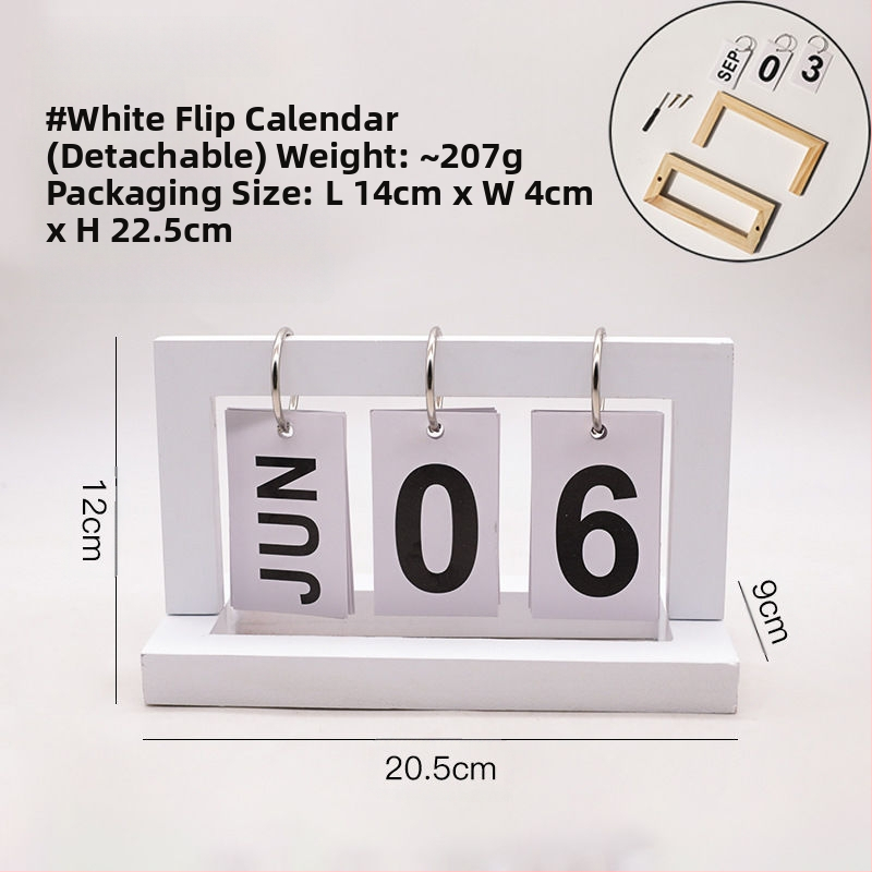 Uus loominguline lauakalender, tipptasemel loenduriga püsiv kalender, puidust lauakaunistus, kalendrikaunistus