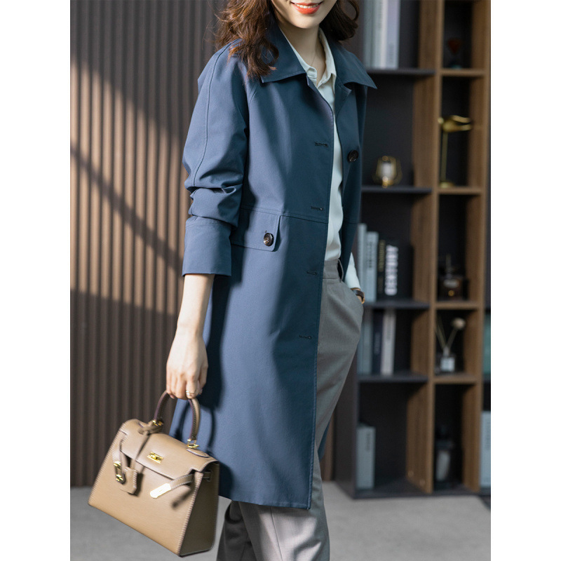 Női széldzseki 2024-es új minőségű széldzseki elegáns, egyszerű őszi divatos ingázós