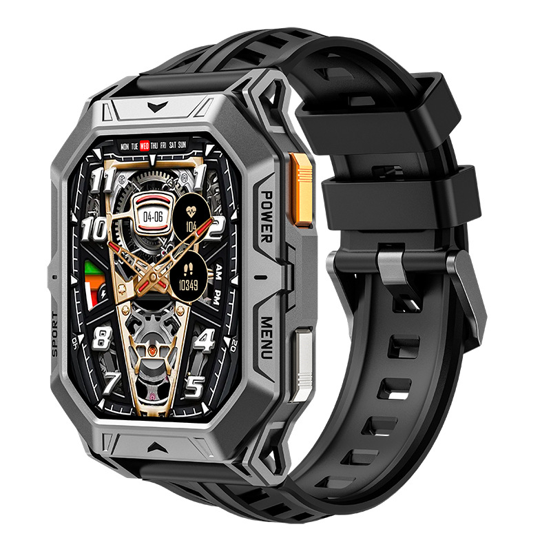 Piiriülene X1Pro nutikell Pulsimõõtja Bluetooth Kõne Kompass Baromeetriline rõhk Hääleassistent Sammulugeja Spordikell