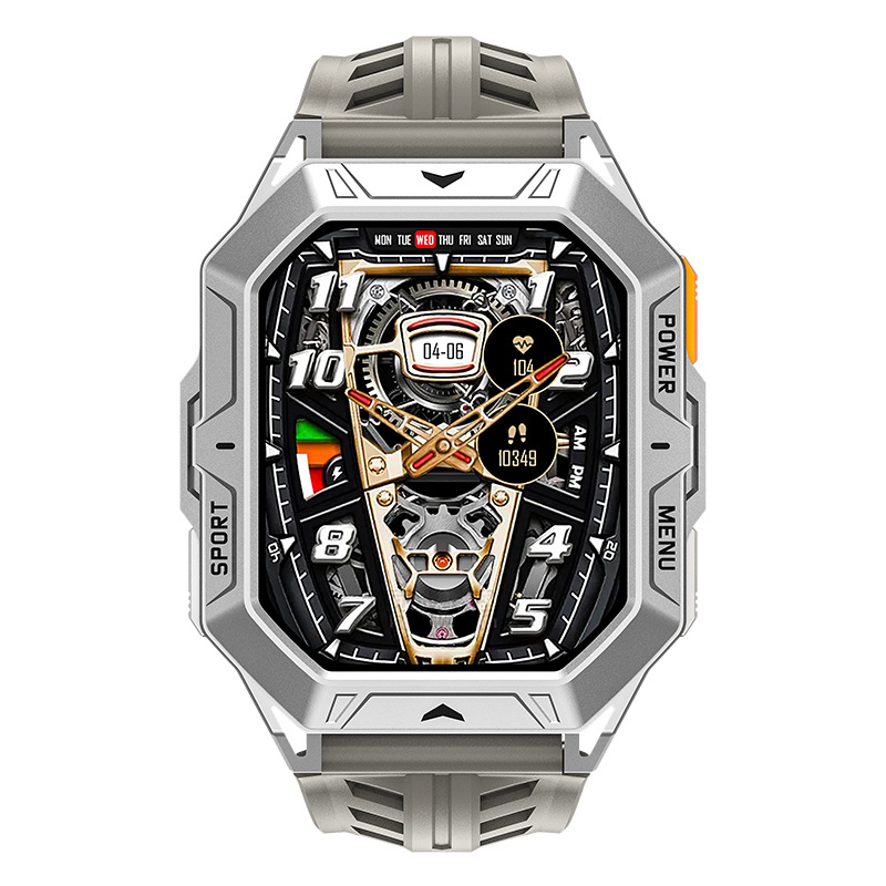 Piiriülene X1Pro nutikell Pulsimõõtja Bluetooth Kõne Kompass Baromeetriline rõhk Hääleassistent Sammulugeja Spordikell