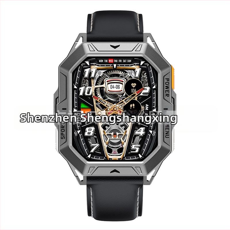 Piiriülene X1Pro nutikell Pulsimõõtja Bluetooth Kõne Kompass Baromeetriline rõhk Hääleassistent Sammulugeja Spordikell