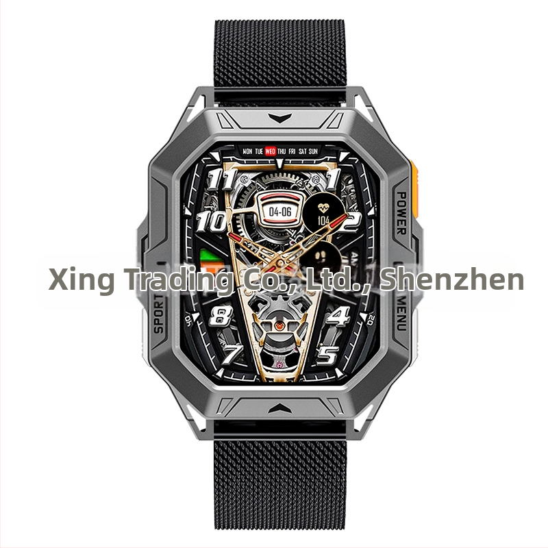 Piiriülene X1Pro nutikell Pulsimõõtja Bluetooth Kõne Kompass Baromeetriline rõhk Hääleassistent Sammulugeja Spordikell