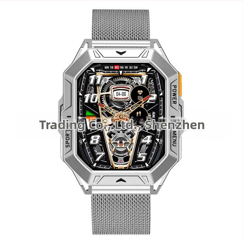 Piiriülene X1Pro nutikell Pulsimõõtja Bluetooth Kõne Kompass Baromeetriline rõhk Hääleassistent Sammulugeja Spordikell