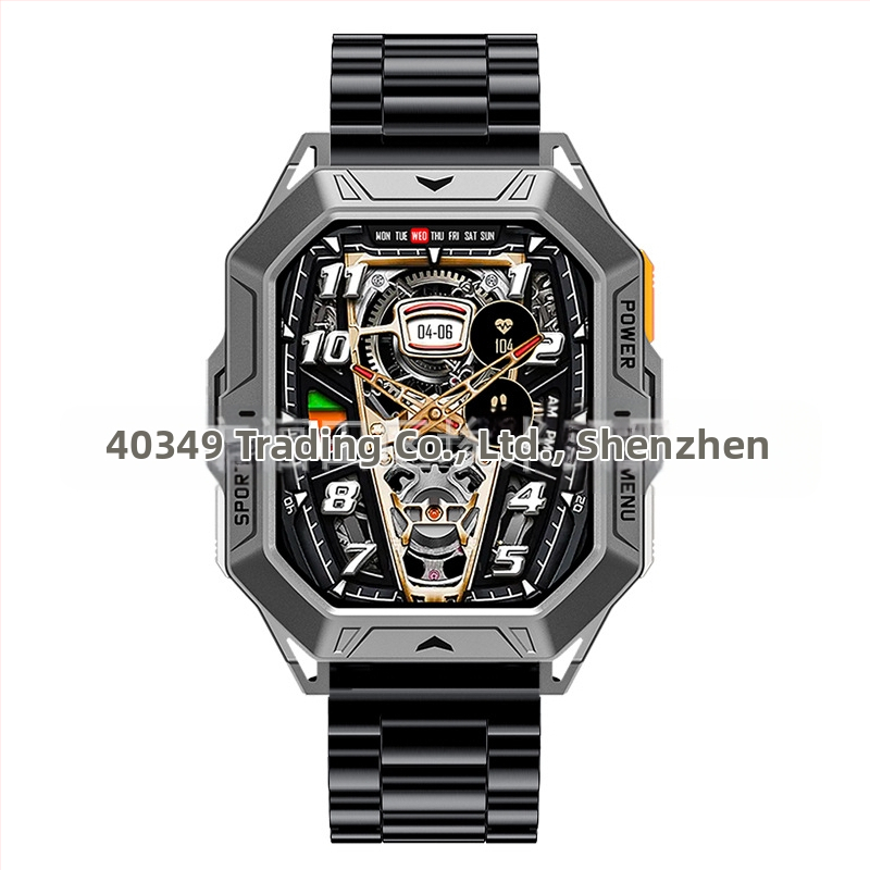 Piiriülene X1Pro nutikell Pulsimõõtja Bluetooth Kõne Kompass Baromeetriline rõhk Hääleassistent Sammulugeja Spordikell