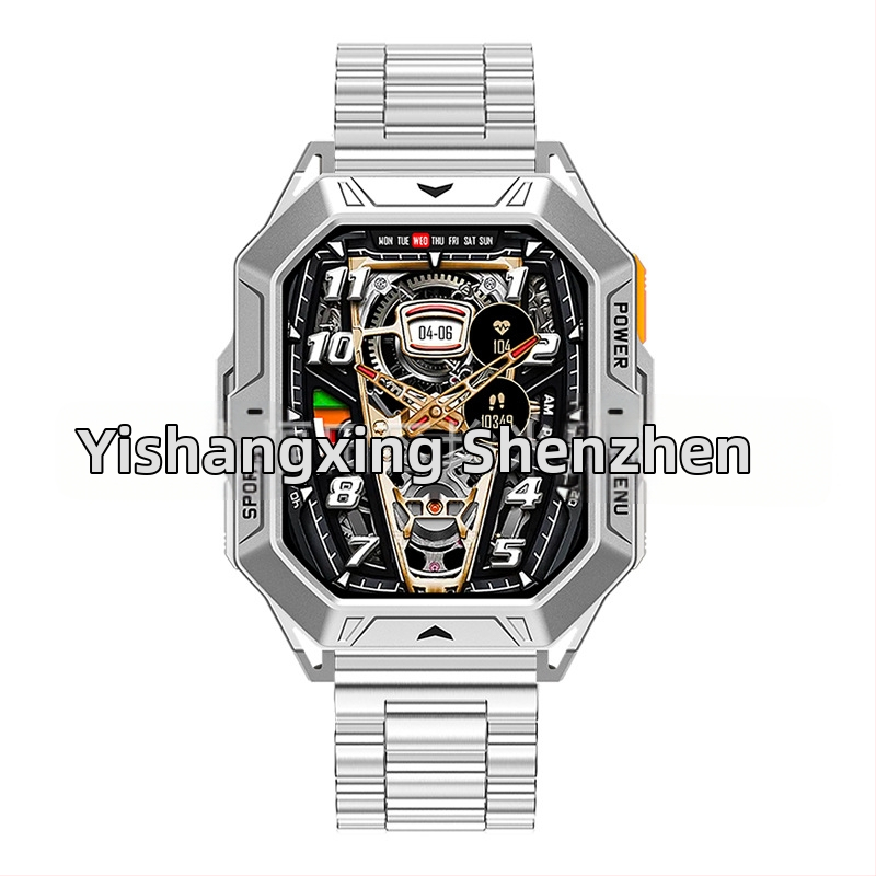 Piiriülene X1Pro nutikell Pulsimõõtja Bluetooth Kõne Kompass Baromeetriline rõhk Hääleassistent Sammulugeja Spordikell