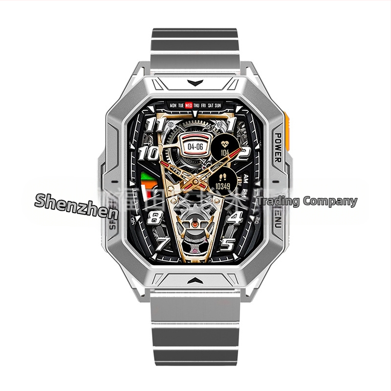 Piiriülene X1Pro nutikell Pulsimõõtja Bluetooth Kõne Kompass Baromeetriline rõhk Hääleassistent Sammulugeja Spordikell