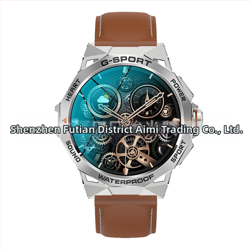 Piiriülene K62 nutikell Amoled ekraaniga Bluetooth-kõne häälassistent sammude lugemisega moodne välistingimustes kasutatav spordikell