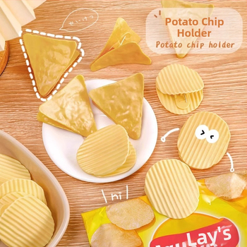 Armsad loomingulised kartulikrõpsud, klambri kuju, sulgemisklamber, majapidamisköögi toit, värskena hoidev niiskuskindel sulgemisklamber, toidukoti klamber