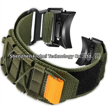 Κατάλληλο για ρολόι Samsung, λουράκι γρήγορης απελευθέρωσης με κουμπί 6/6c, λουράκι από νάιλον Velcro, αθλητικό λουράκι καρπού 4c/5pro