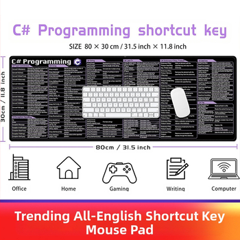 Διασυνοριακό Mouse Pad με Αγγλικό Κώδικα C # C++Py, Άνετο Γραφείο, Ανθεκτικό στη Φθορά και τη Ρύπανση, IP Υπολογιστή για Ευρώπη και Αμερική, Κορυφαίο Μοντέλο στο Εξωτερικό