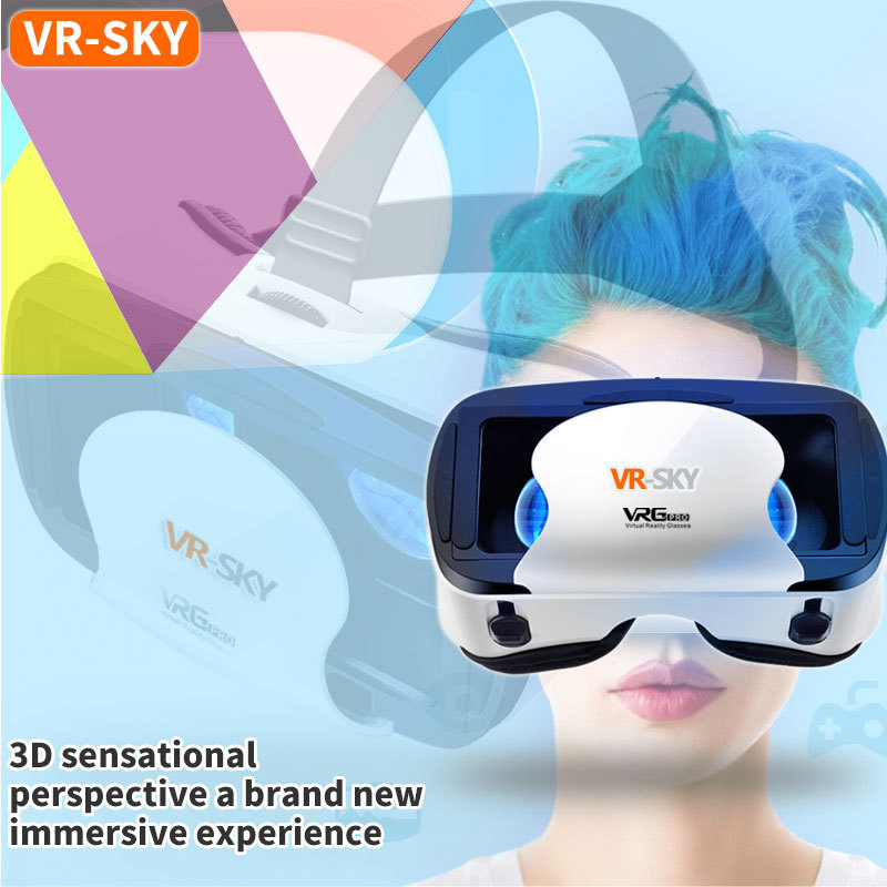 tarpvalstybinė vrgpro balta „Blu-ray“ versija 3D akiniai juanių visata naujas mobilusis telefonas virtualios realybės šalmas vr akiniai