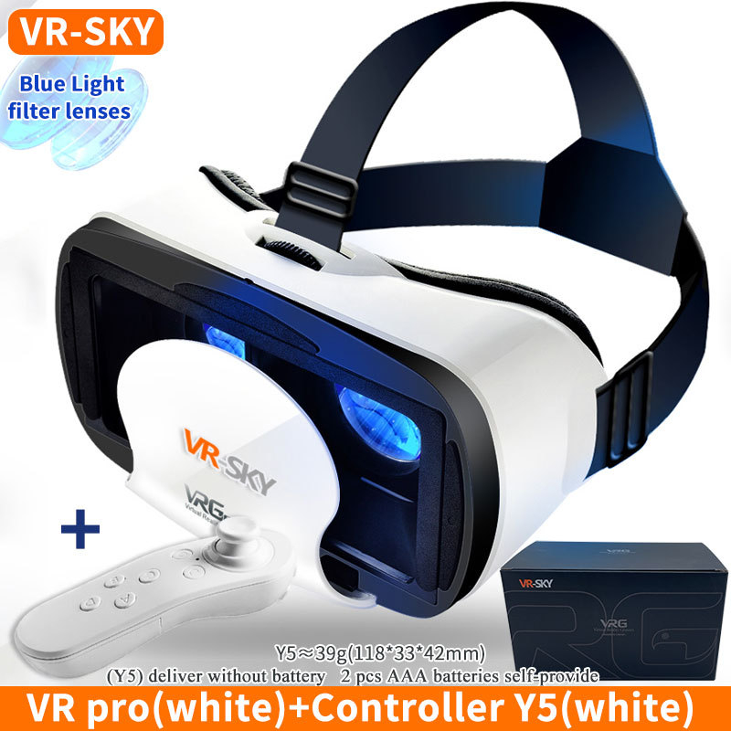 tarpvalstybinė vrgpro balta „Blu-ray“ versija 3D akiniai juanių visata naujas mobilusis telefonas virtualios realybės šalmas vr akiniai