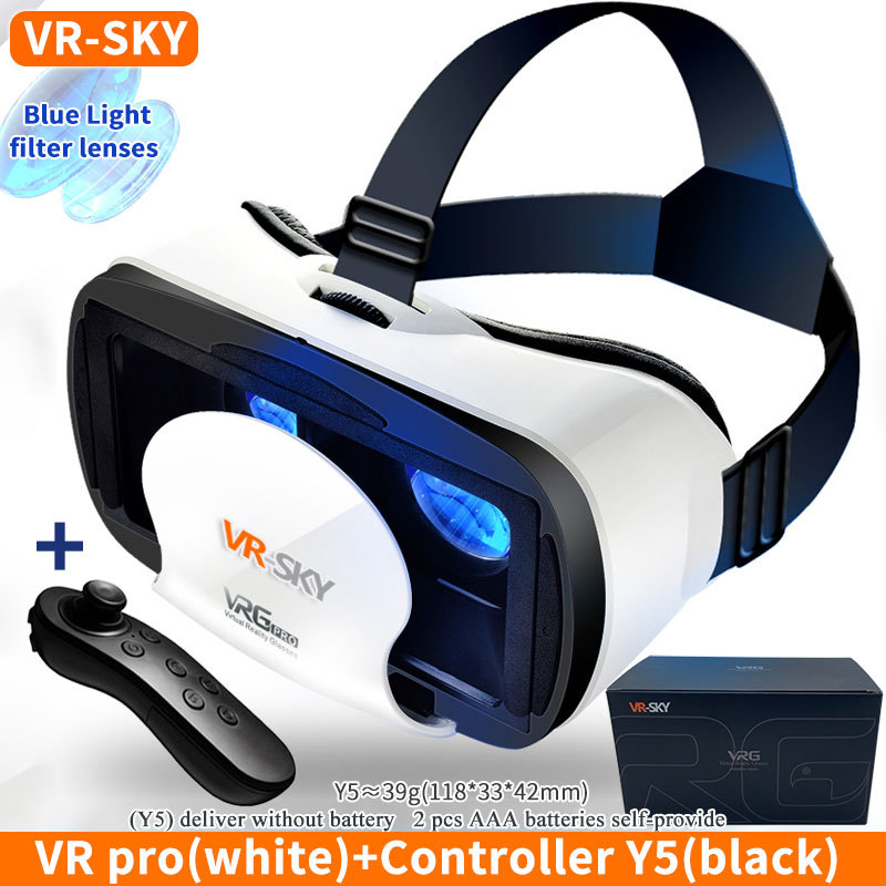 tarpvalstybinė vrgpro balta „Blu-ray“ versija 3D akiniai juanių visata naujas mobilusis telefonas virtualios realybės šalmas vr akiniai