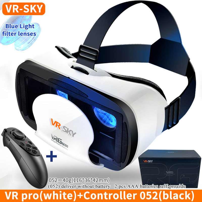 tarpvalstybinė vrgpro balta „Blu-ray“ versija 3D akiniai juanių visata naujas mobilusis telefonas virtualios realybės šalmas vr akiniai