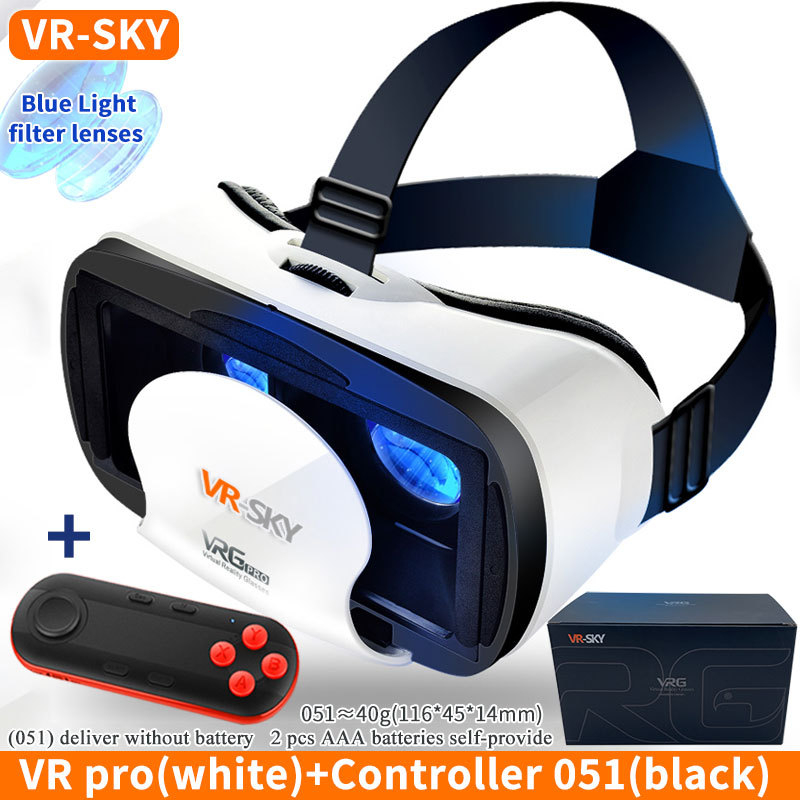 tarpvalstybinė vrgpro balta „Blu-ray“ versija 3D akiniai juanių visata naujas mobilusis telefonas virtualios realybės šalmas vr akiniai