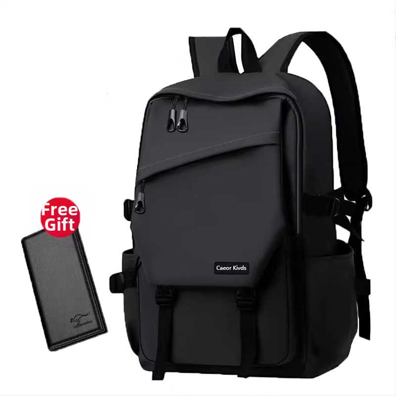 Seljakott meestele, seljakott, üliõpilase koolikott, moodne kerge, suure mahutavusega Jaapani Oxfordi riidest vabaaja reisikott