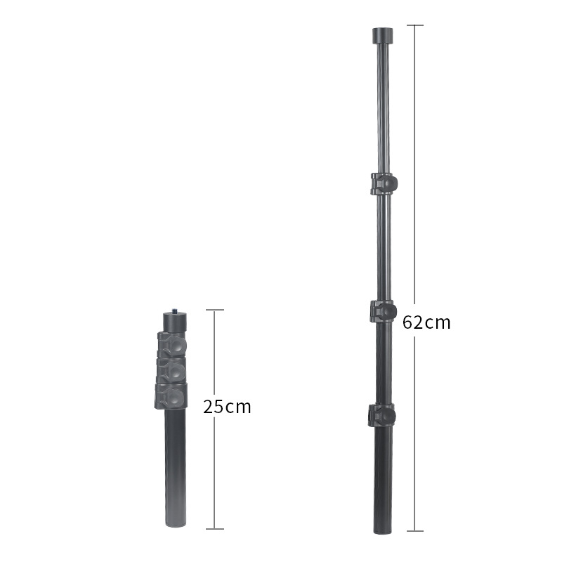 Motociklo, kalnų dviračių važiavimo fotografavimo laikiklis, pirmojo asmens matymo „Insta360“ sportinės kameros prailginimo strypo įvorė