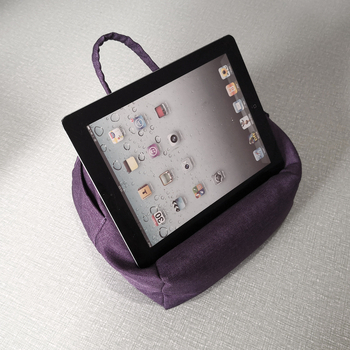 pad004-01 [smailėjantis pufas] nešiojamo planšetinio kompiuterio pagalvėlė skaitmeninei lentai / ekrano piešimo laikiklis skaitymo pagalvėlė