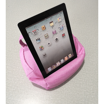pad004-01 [smailėjantis pufas] nešiojamo planšetinio kompiuterio pagalvėlė skaitmeninei lentai / ekrano piešimo laikiklis skaitymo pagalvėlė