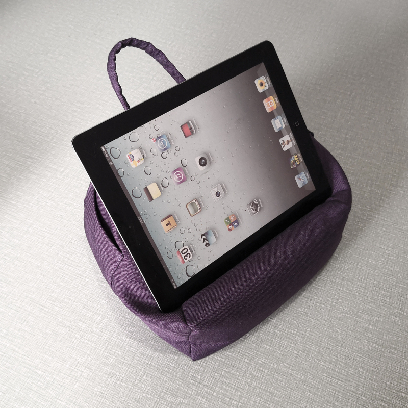 pad004-01 [smailėjantis pufas] nešiojamo planšetinio kompiuterio pagalvėlė skaitmeninei lentai / ekrano piešimo laikiklis skaitymo pagalvėlė