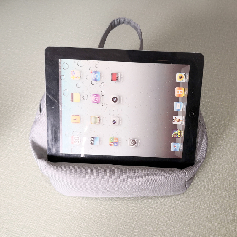 pad004-01 [smailėjantis pufas] nešiojamo planšetinio kompiuterio pagalvėlė skaitmeninei lentai / ekrano piešimo laikiklis skaitymo pagalvėlė