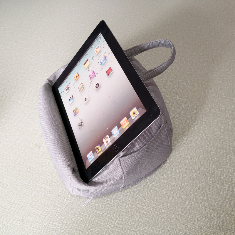 pad004-01 [smailėjantis pufas] nešiojamo planšetinio kompiuterio pagalvėlė skaitmeninei lentai / ekrano piešimo laikiklis skaitymo pagalvėlė