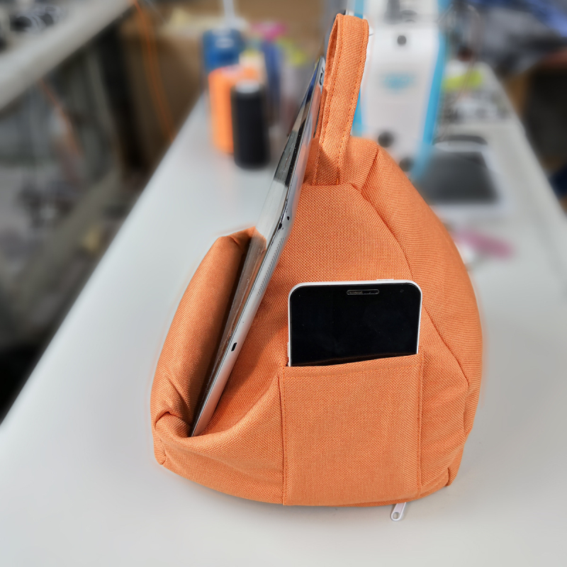 pad004-01 [smailėjantis pufas] nešiojamo planšetinio kompiuterio pagalvėlė skaitmeninei lentai / ekrano piešimo laikiklis skaitymo pagalvėlė