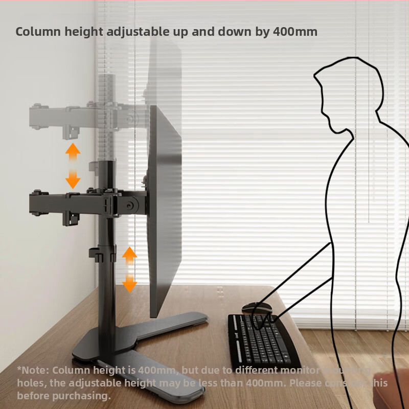 14-27 ekraaniklamber kahekordse ekraaniga ühendamiseks pöörleva arvuti tõsteteleskoopklambriga [tootja] AliExpress