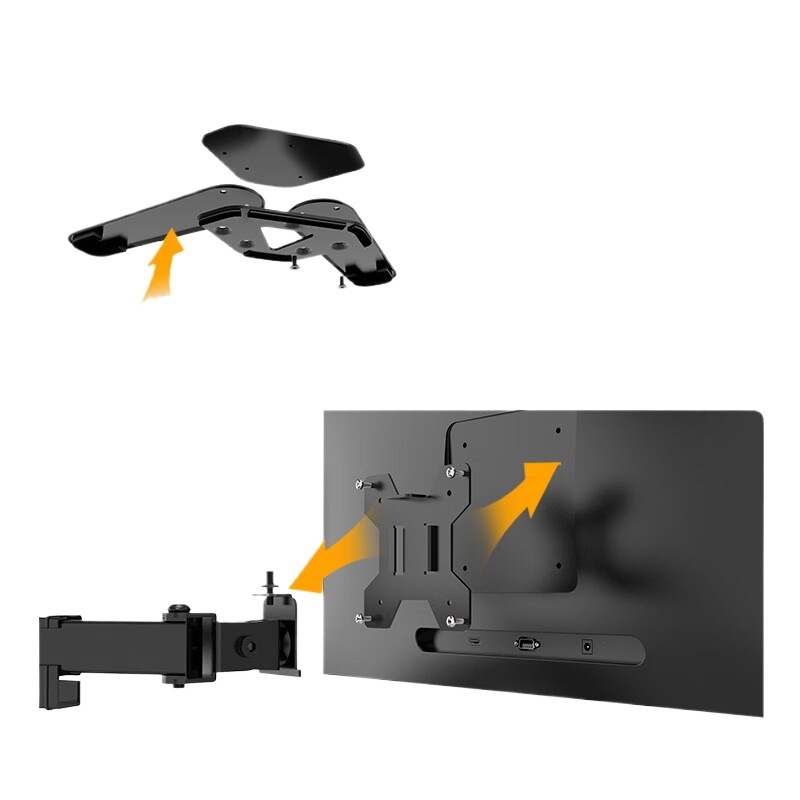 14-27 ekraaniklamber kahekordse ekraaniga ühendamiseks pöörleva arvuti tõsteteleskoopklambriga [tootja] AliExpress