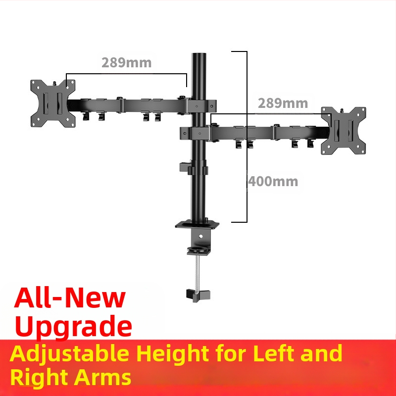 14-27 ekraaniklamber kahekordse ekraaniga ühendamiseks pöörleva arvuti tõsteteleskoopklambriga [tootja] AliExpress