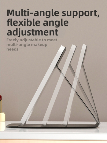 HD sminktükör asztali led lámpával asztali öltözőtükör lámpával kis tükör kényelmes diákszálló összecsukható új termék