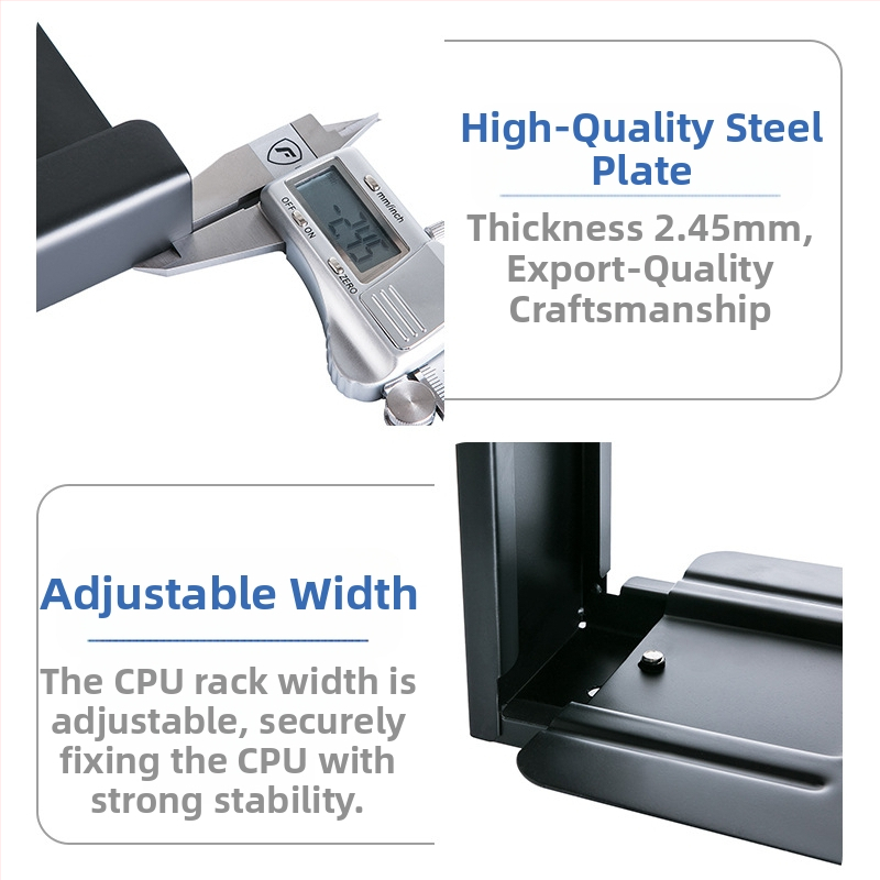 Закачалка за компютърен хост, закачалка за шаси на настолния хост, висяща скоба за хост, основа за домакинство, обикновена метална