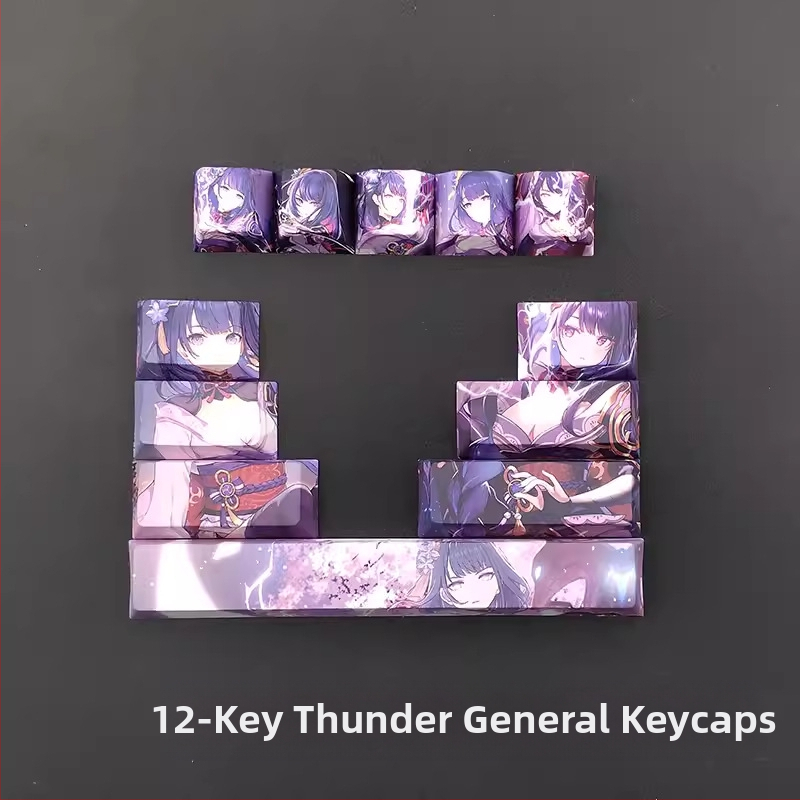 Kreatív kétdimenziós animációs billentyűsapka eredeti magas kulcs kirakós személyiség kulcssapka aranyos lány szél mechanikus billentyűzet billentyűsapka