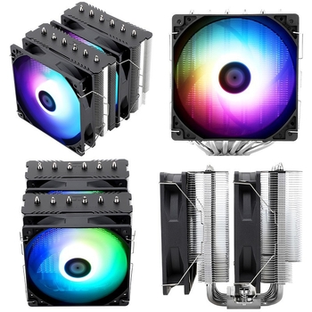 Limin PA120 seeria ARGB mitmeplatvormiline 6 soojustoruga õhkjahutusega radiaator, topelttorn, topeltventilaatoriga protsessori radiaator