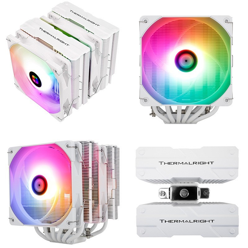 Limin PA120 seeria ARGB mitmeplatvormiline 6 soojustoruga õhkjahutusega radiaator, topelttorn, topeltventilaatoriga protsessori radiaator