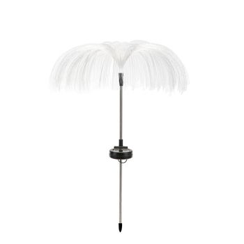 Határokon átnyúló napelemes medúza lámpa LED száloptikás színes hangulatvilágítás udvari táj dekorációs lámpák gyep padló konnektor lámpa