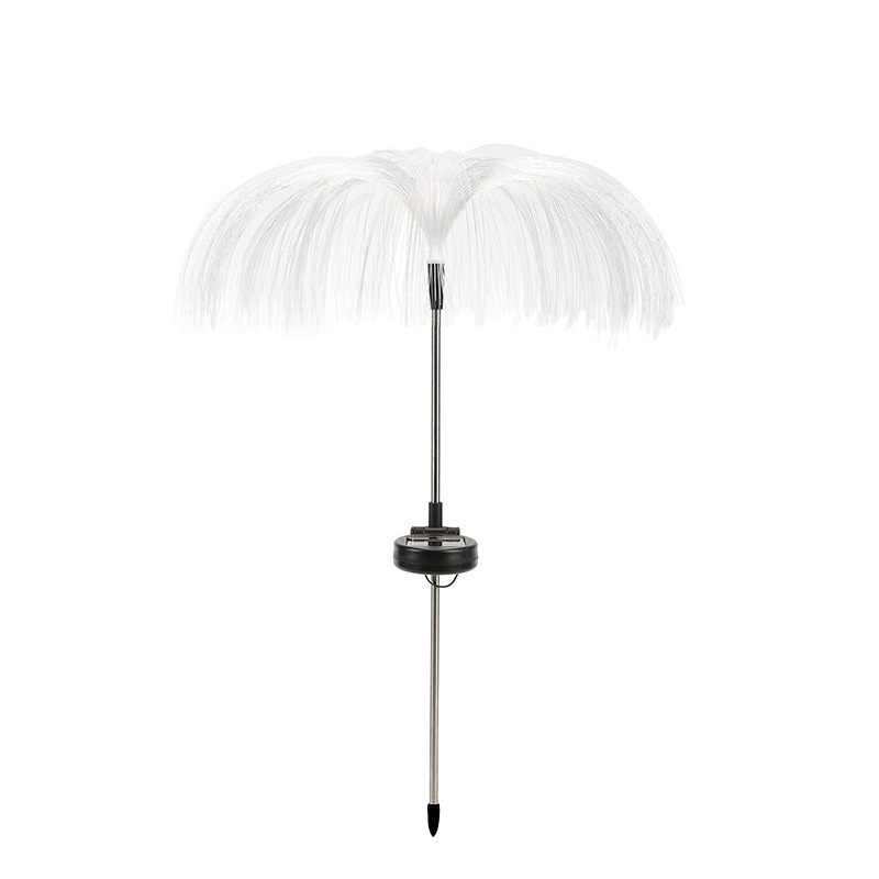 Határokon átnyúló napelemes medúza lámpa LED száloptikás színes hangulatvilágítás udvari táj dekorációs lámpák gyep padló konnektor lámpa