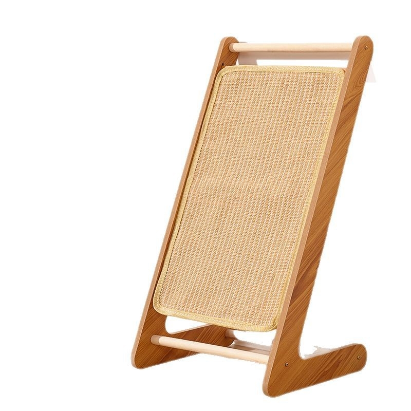 Sizalio katėms skirta draskyklė, tvirta mediena, atspari dilimui ir neskleidanti, vertikali katėms skirta draskyklė, katės letenėlė, katės draskyklė, sizalio virvės žaislas katėms