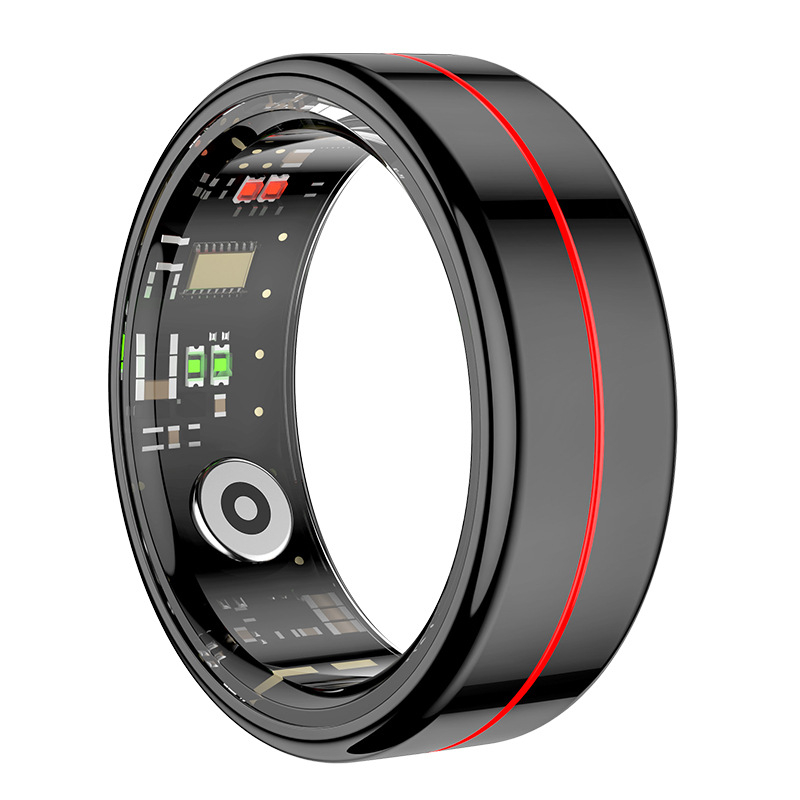 Piiriülene uus R04 nutikas rõngas pulsisageduse, vere hapniku ja une jälgimiseks, puldiga fotomeeter sammude ja treeningute jälgimiseks, multifunktsionaalne