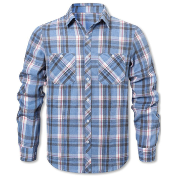 Επαγγελματικό, Casual, Πουκάμισο με φανέλα και καρό, Προσαρμοσμένο φλοράλ πουκάμισο, Διασυνοριακή εξαγωγή, Ανδρικά ρούχα, Ευρωπαϊκά και Αμερικανικά, Εργοστάσιο, Προσαρμοσμένο βαμβάκι