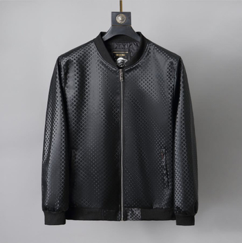 Nauja vyriška odinė striukė, europietiška ir amerikietiška, užsienio prekybos rudens motociklo striukė, neperpučiama, PU odos, užtrauktuku, beisbolo uniforma, laisvi vyriški drabužiai