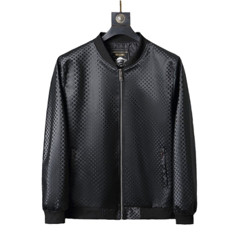 Nauja vyriška odinė striukė, europietiška ir amerikietiška, užsienio prekybos rudens motociklo striukė, neperpučiama, PU odos, užtrauktuku, beisbolo uniforma, laisvi vyriški drabužiai