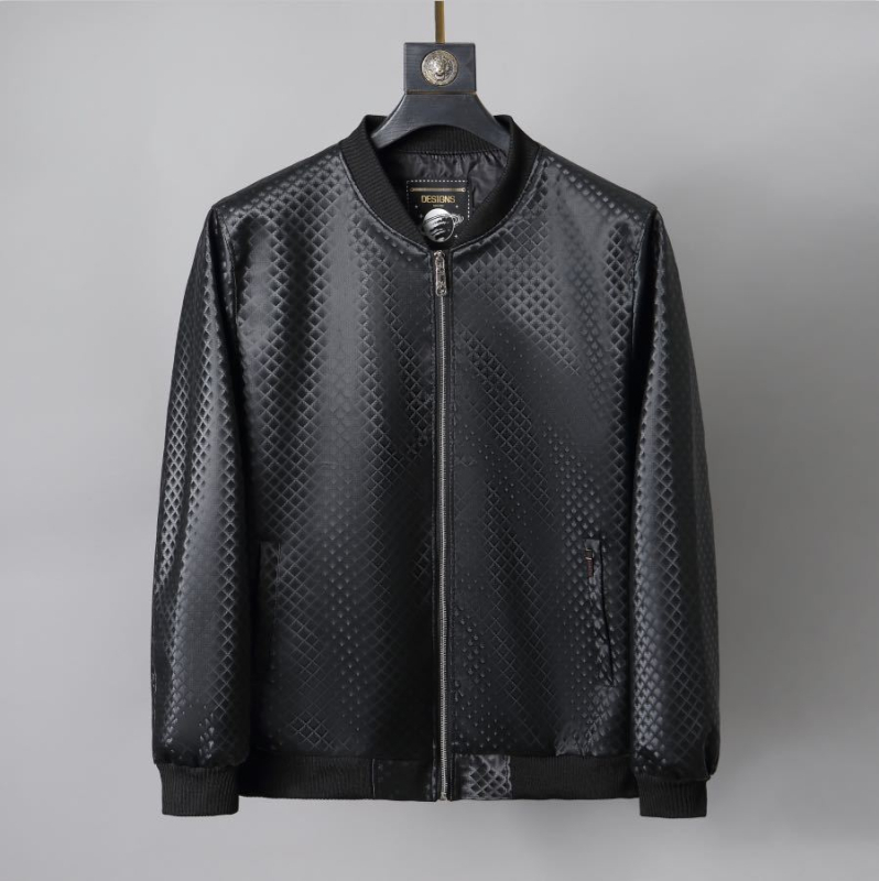 Nauja vyriška odinė striukė, europietiška ir amerikietiška, užsienio prekybos rudens motociklo striukė, neperpučiama, PU odos, užtrauktuku, beisbolo uniforma, laisvi vyriški drabužiai