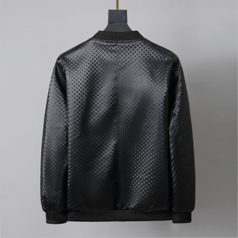 Nauja vyriška odinė striukė, europietiška ir amerikietiška, užsienio prekybos rudens motociklo striukė, neperpučiama, PU odos, užtrauktuku, beisbolo uniforma, laisvi vyriški drabužiai