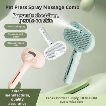 Piiriülene lemmikloomade kammpihusti kassidele Lemmikloomatarbed Lendavate karvadeta nõelkamm Lemmikloomade kamm Kasside kamm